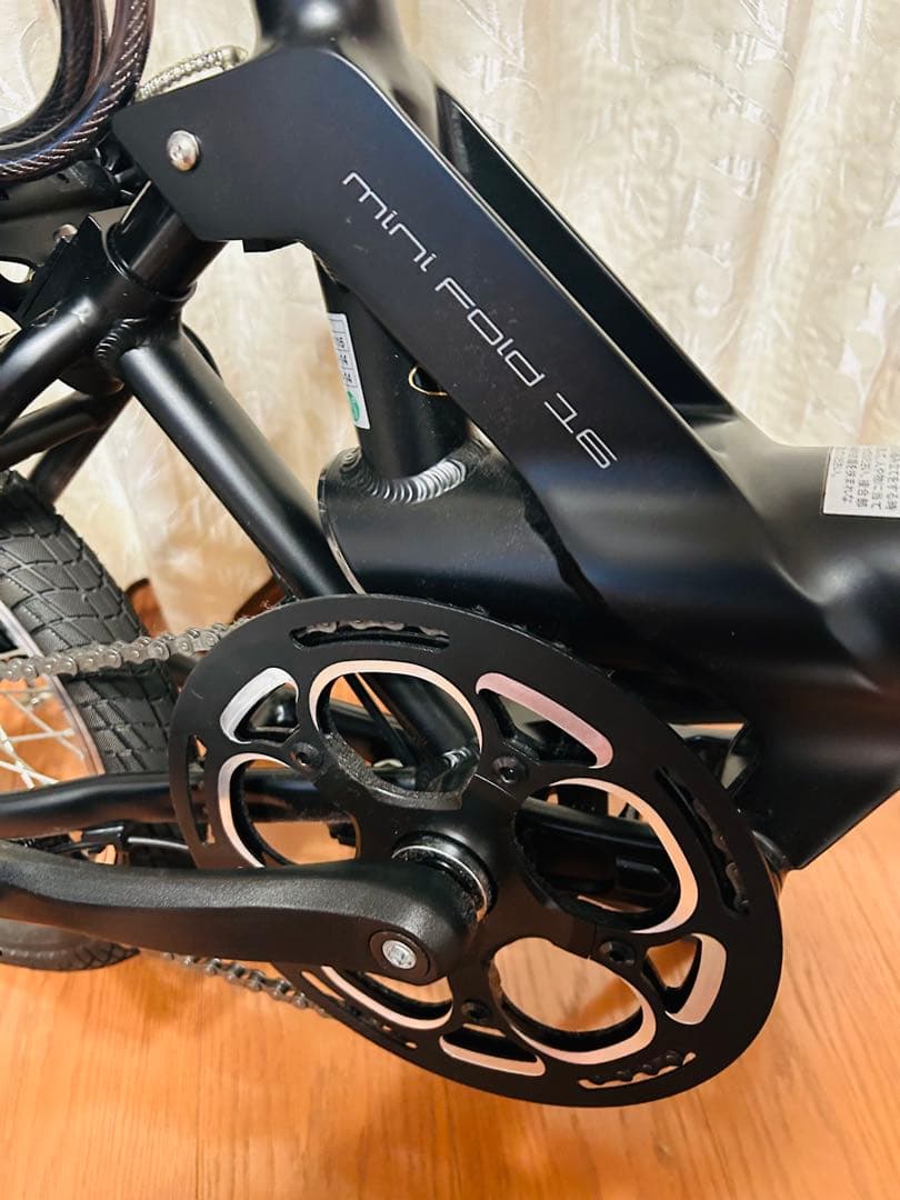 BENELLI mini Fold 16電動アシスト自転車 スタンド　カゴ付き