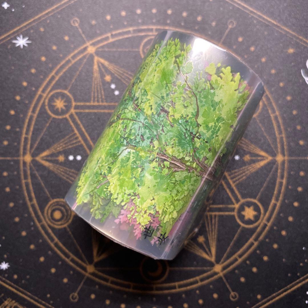 8281】海外 マステ 5m巻売り PETマスキングテープ 木