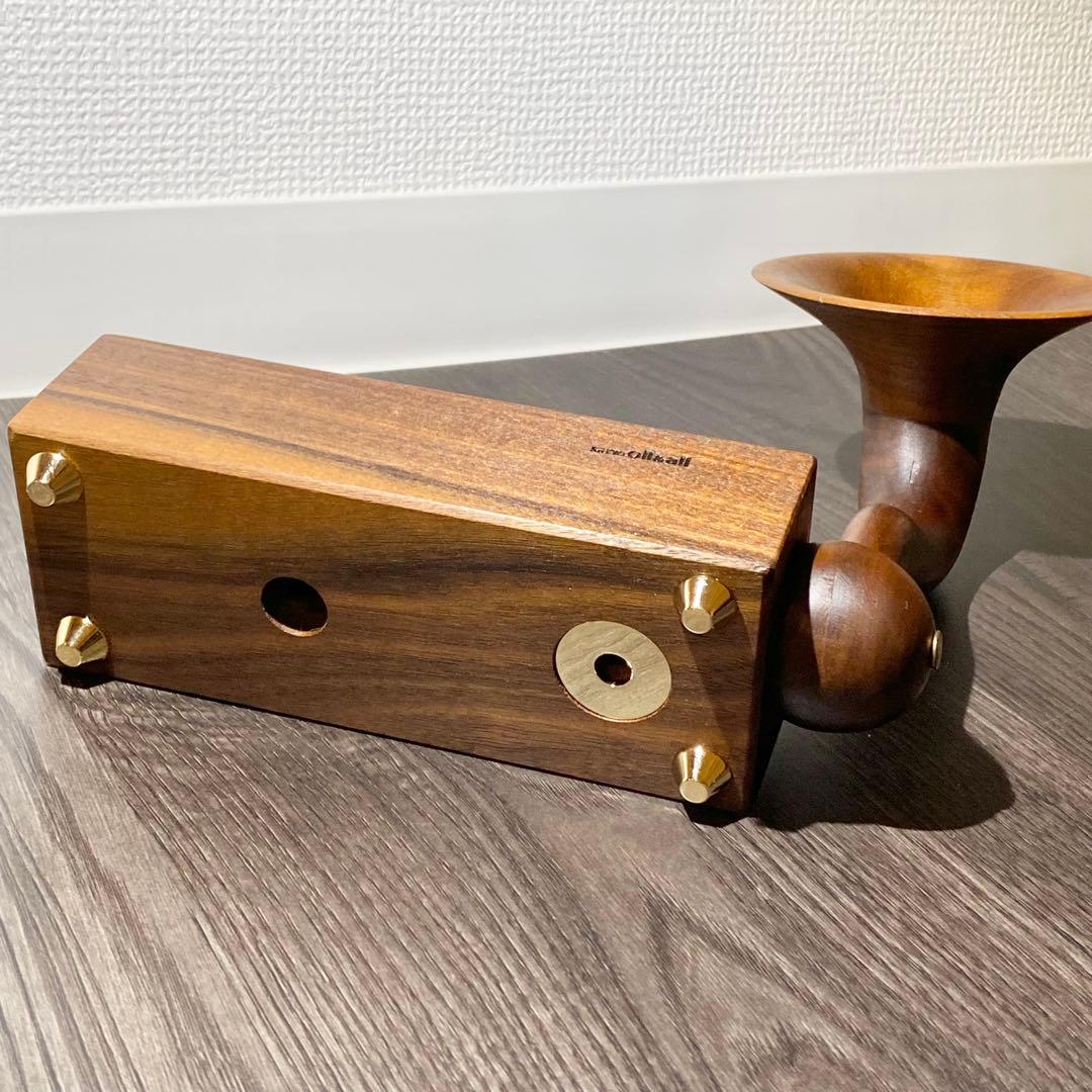 良品】Ollim speaker 電源不要 スマホスピーカー 木製 完売品