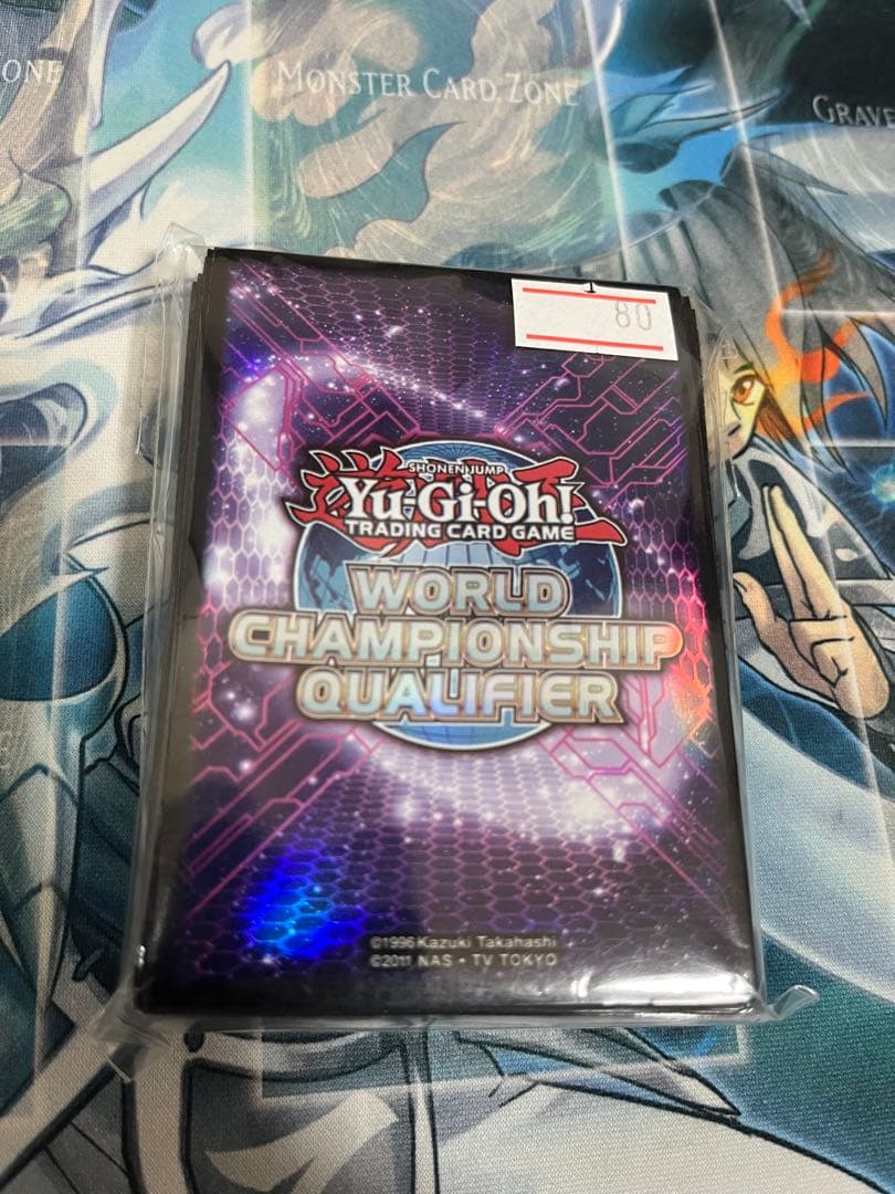 遊戯王 wcq 2014 スリーブ パープル 紫 新品未開封 - メルカリ