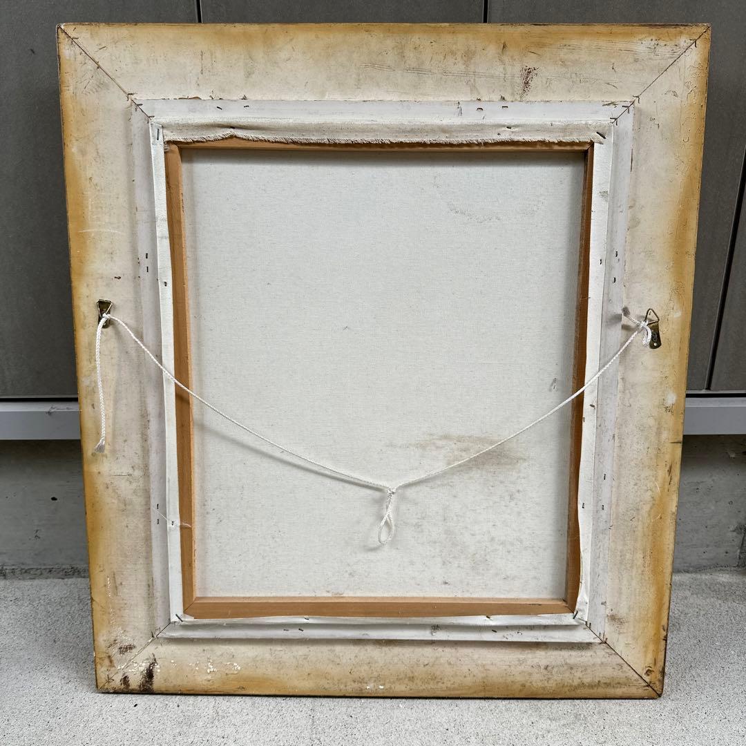 額縁 特大 ヴィンテージ 鏡 アンティーク F10？ フレーム 額縁 インテリア