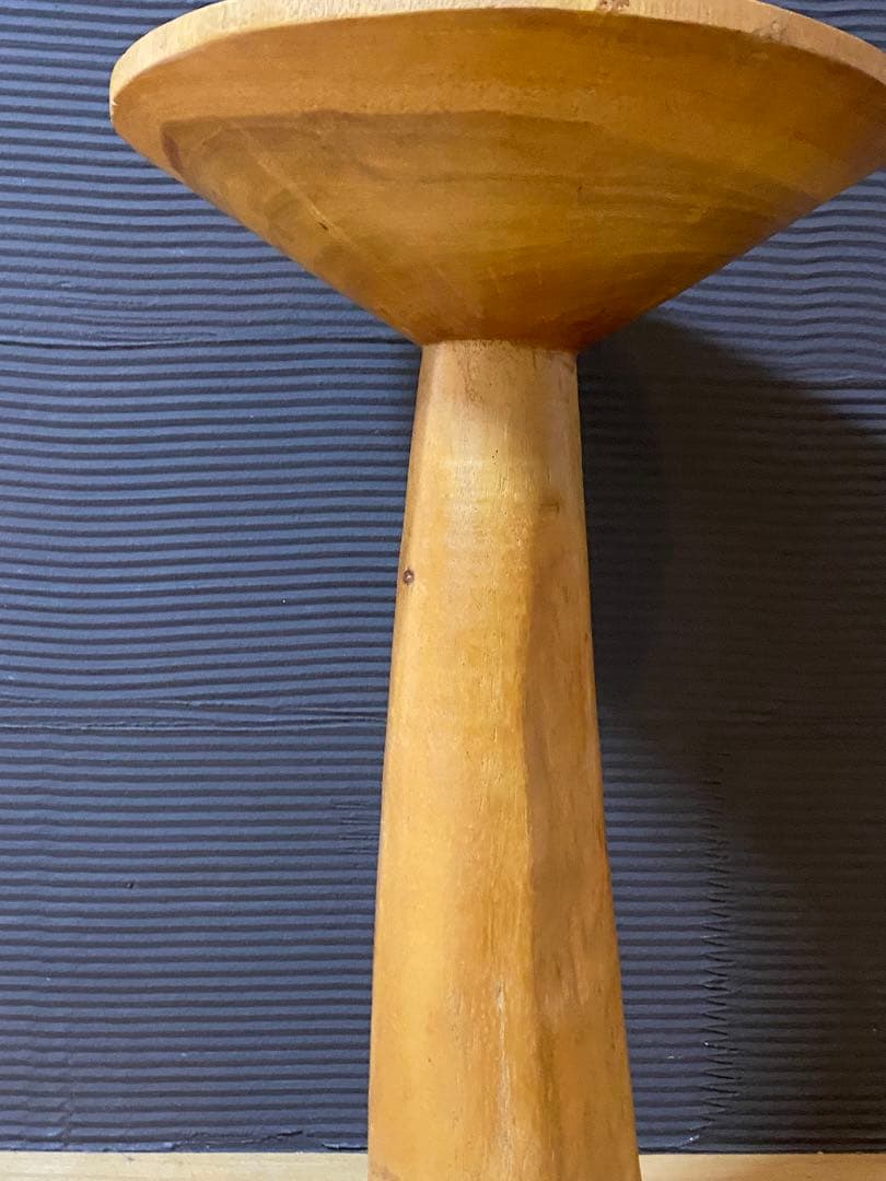 オランダ製　ウッドスツール　黒天板