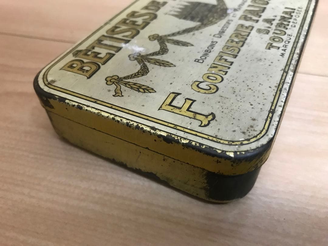 ブリキ缶 フランス 1920-30年代 Bêtises de Tournai