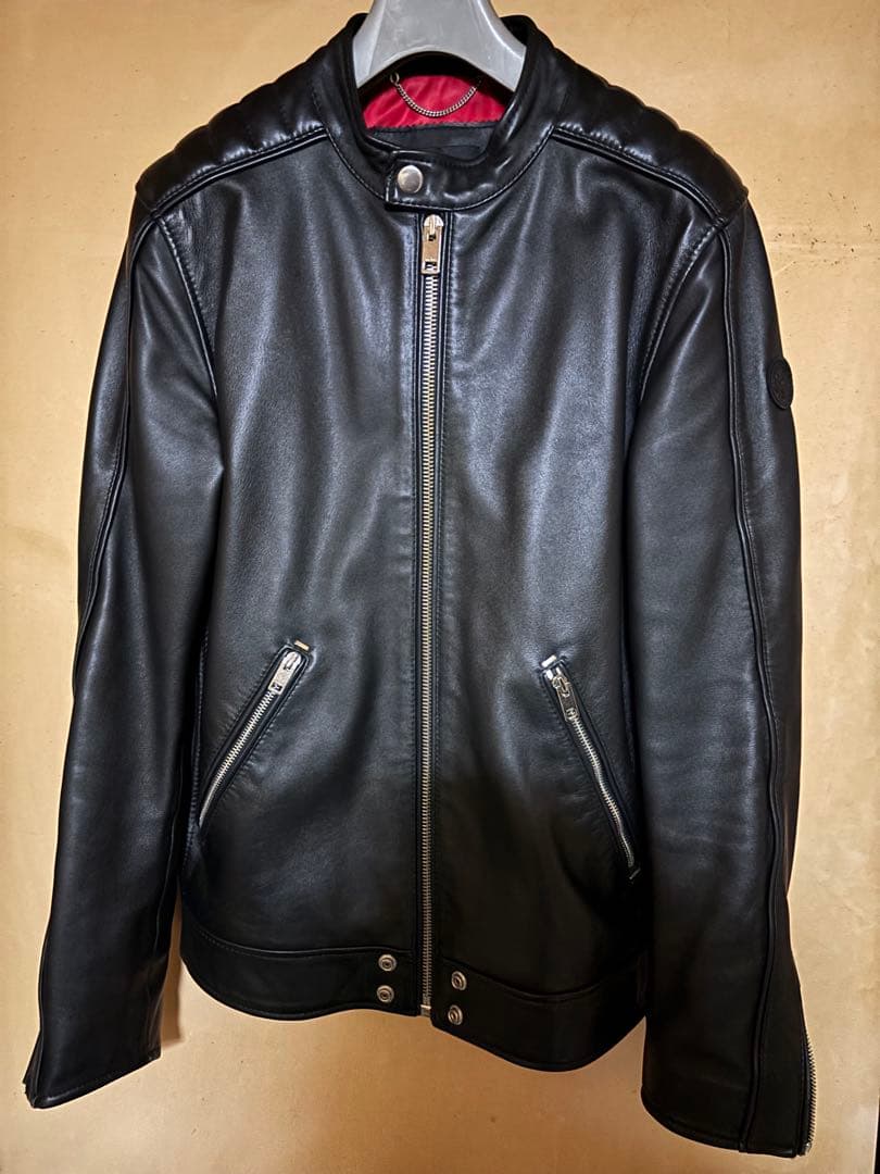 ディーゼル diesel シングルライダース ラムレザー ブレイブマン サイズM