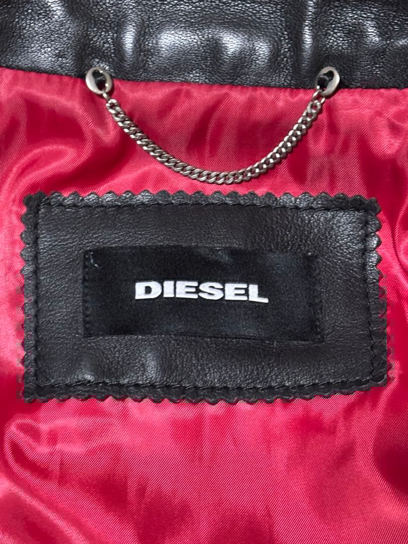 ディーゼル diesel シングルライダース ラムレザー ブレイブマン サイズM
