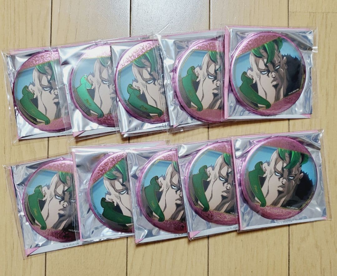 ジョジョの奇妙な冒険 アニメ10周年記念展 場面写缶バッジ 缶バッチ