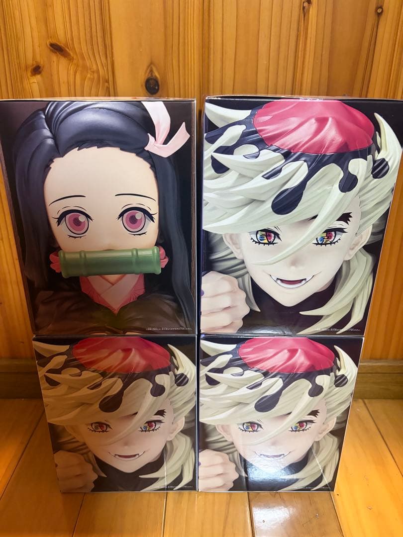 鬼滅の刃 HYOKOFIG 竈門禰豆子 童磨 hyokofig 4個 ①