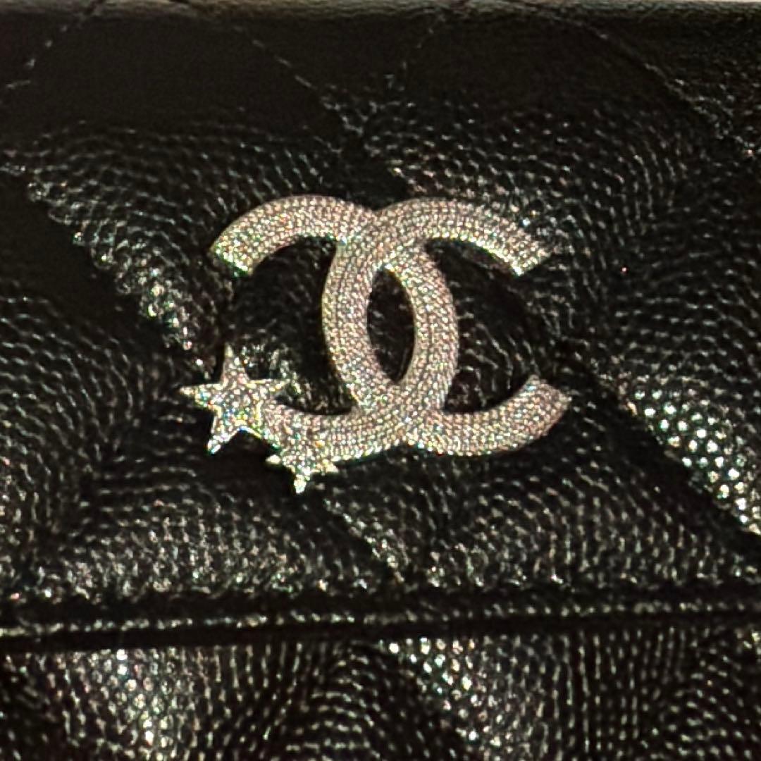 新品未使用　シャネル　カードケース　ケース ブラック 25B