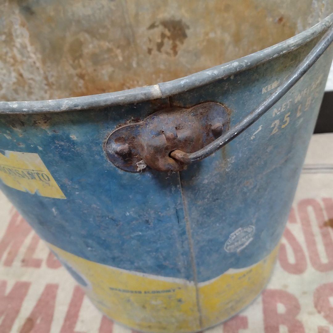 50s~60s vintage ブリキ バケツ all LAUNDRY SOAP - メルカリ