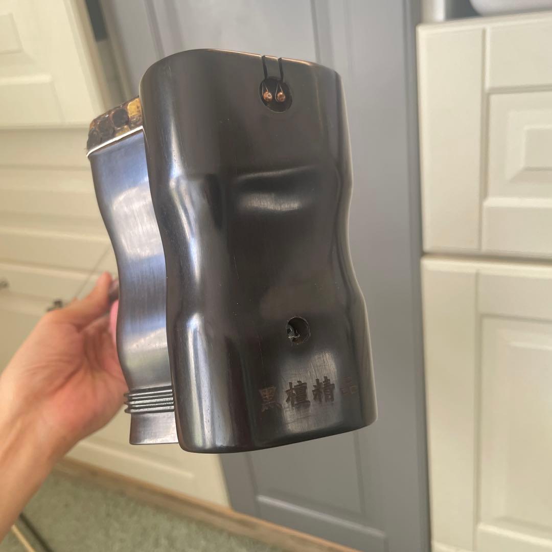 二胡 ほぼ未使用 ケース有り　黒壇　蘇州製　六角形