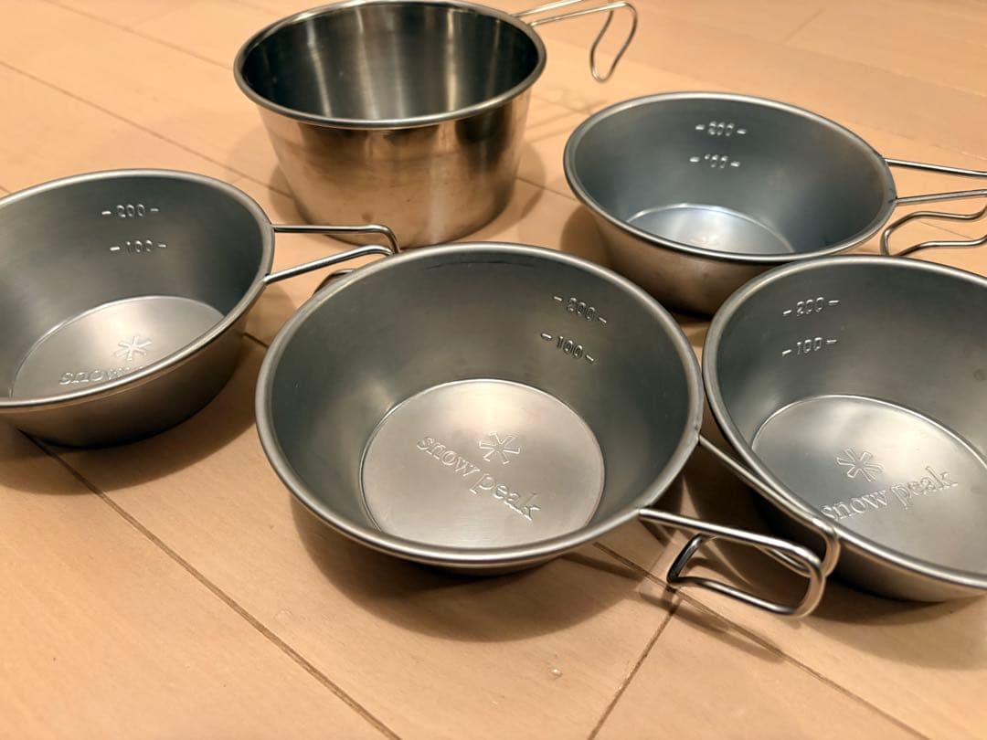  peak クッカーセット&シェラカップ&おまけ付き　バラ売り不可
