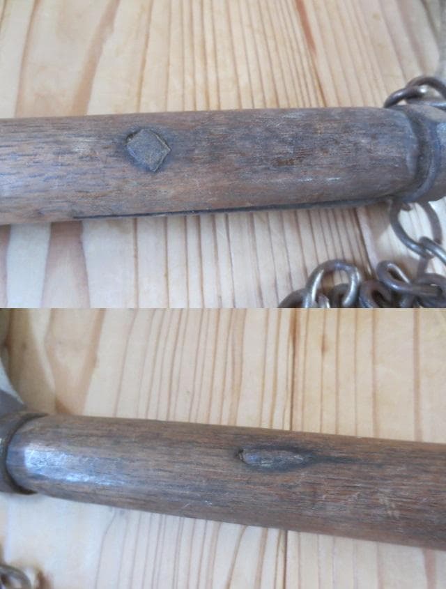 み*ん様 R7/07/22-1　鎖鎌　クサリガマ　古武道　武具　忍者　　鎖長さ約