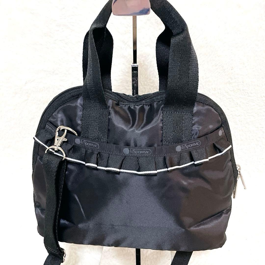 【美品】LeSportsac ラッフルフリル　ショルダーバッグ　2way