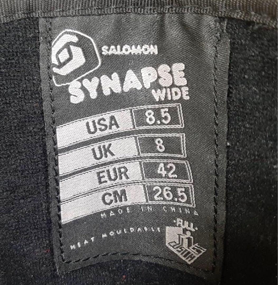 サロモン　シナプスワイド　26.5 cm　SALOMON　スノーボード ブーツ