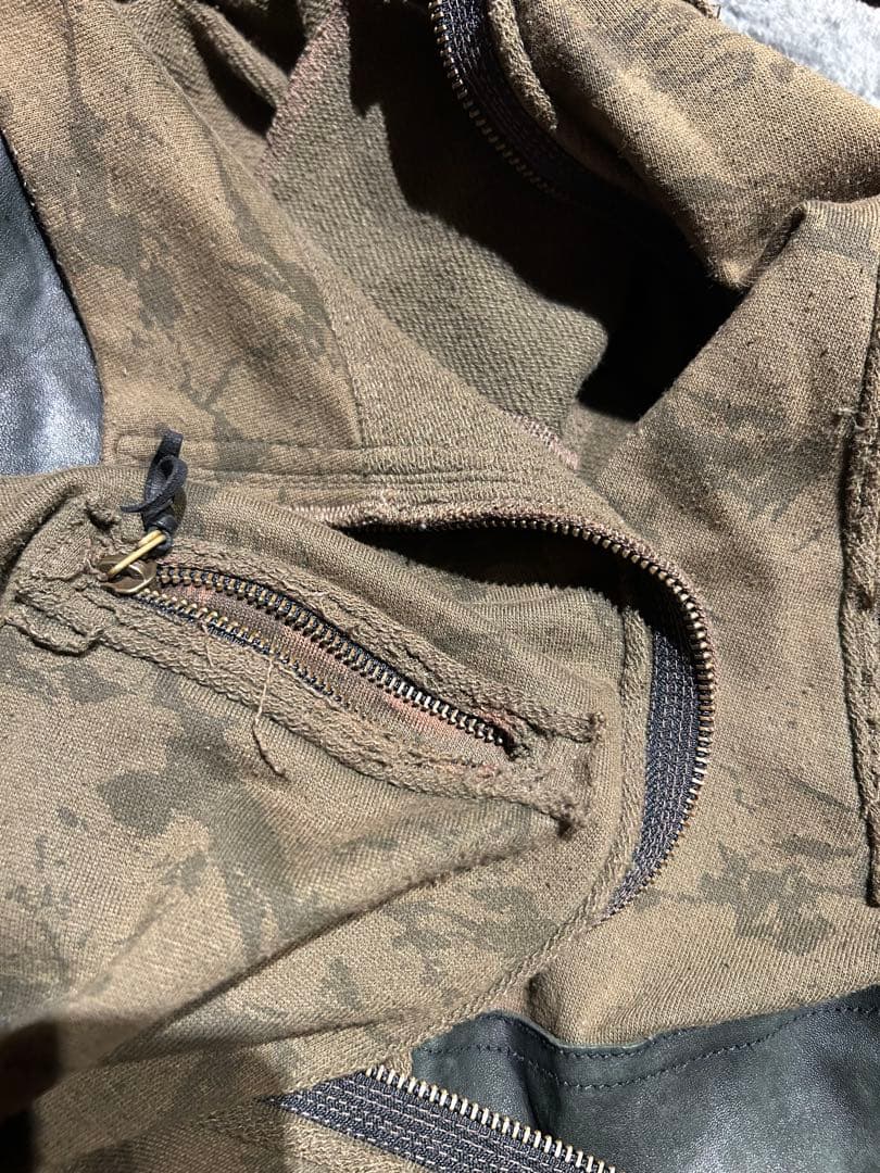 14th addiction ジップアップ　ブルゾン　迷彩　ty-b-03