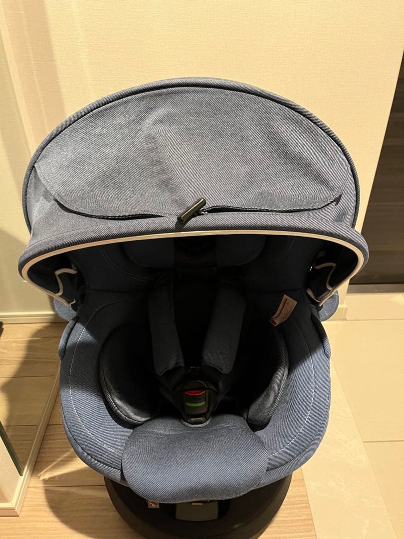 エールベベ チャイルドシート クルット4i OUI デニムブルー ISOFIX