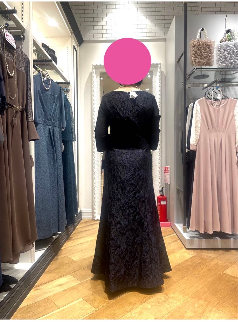 東京ソワール パーティドレス コサージュ