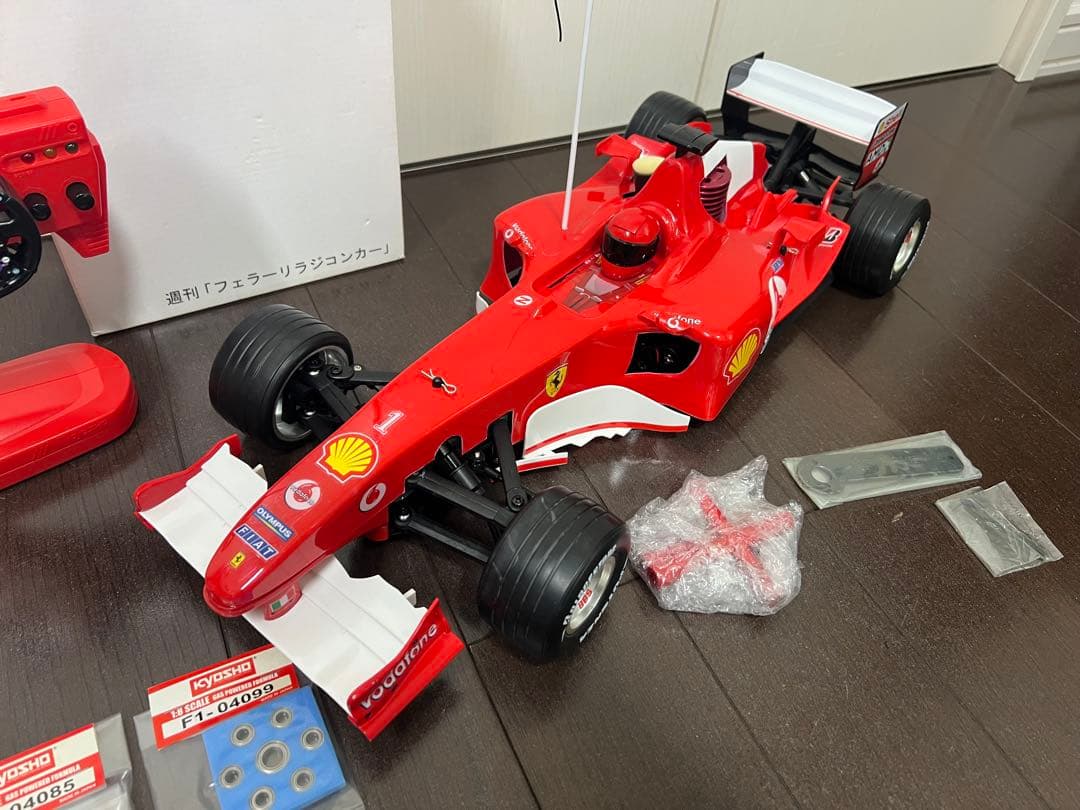 デアゴスティーニ　フェラーリf2004 エンジンカー　未走行　78号全巻　冊子付