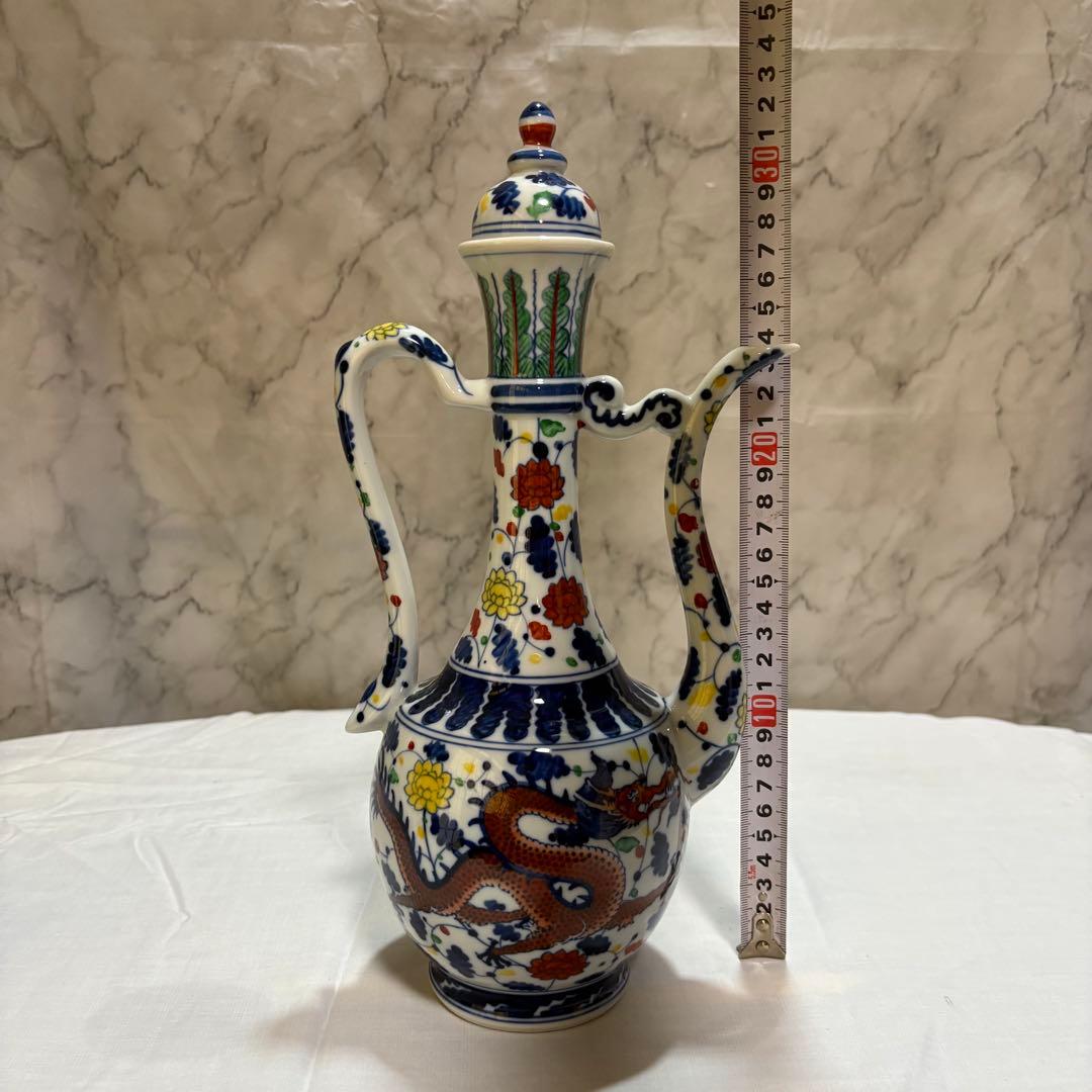 【骨董】大清雍正年製 景徳鎮 ピッチャー 水注 中国工芸 中国美術