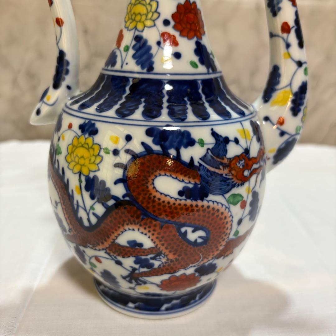 【骨董】大清雍正年製 景徳鎮 ピッチャー 水注 中国工芸 中国美術