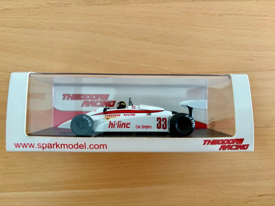 Spark 1/43 セオドール TY01 南アフリカGP 1982 ミニカー