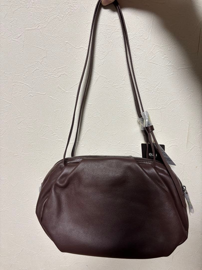 ear PAPILLONNER コロンボストンバッグ ブラウン 本革/430ｇ