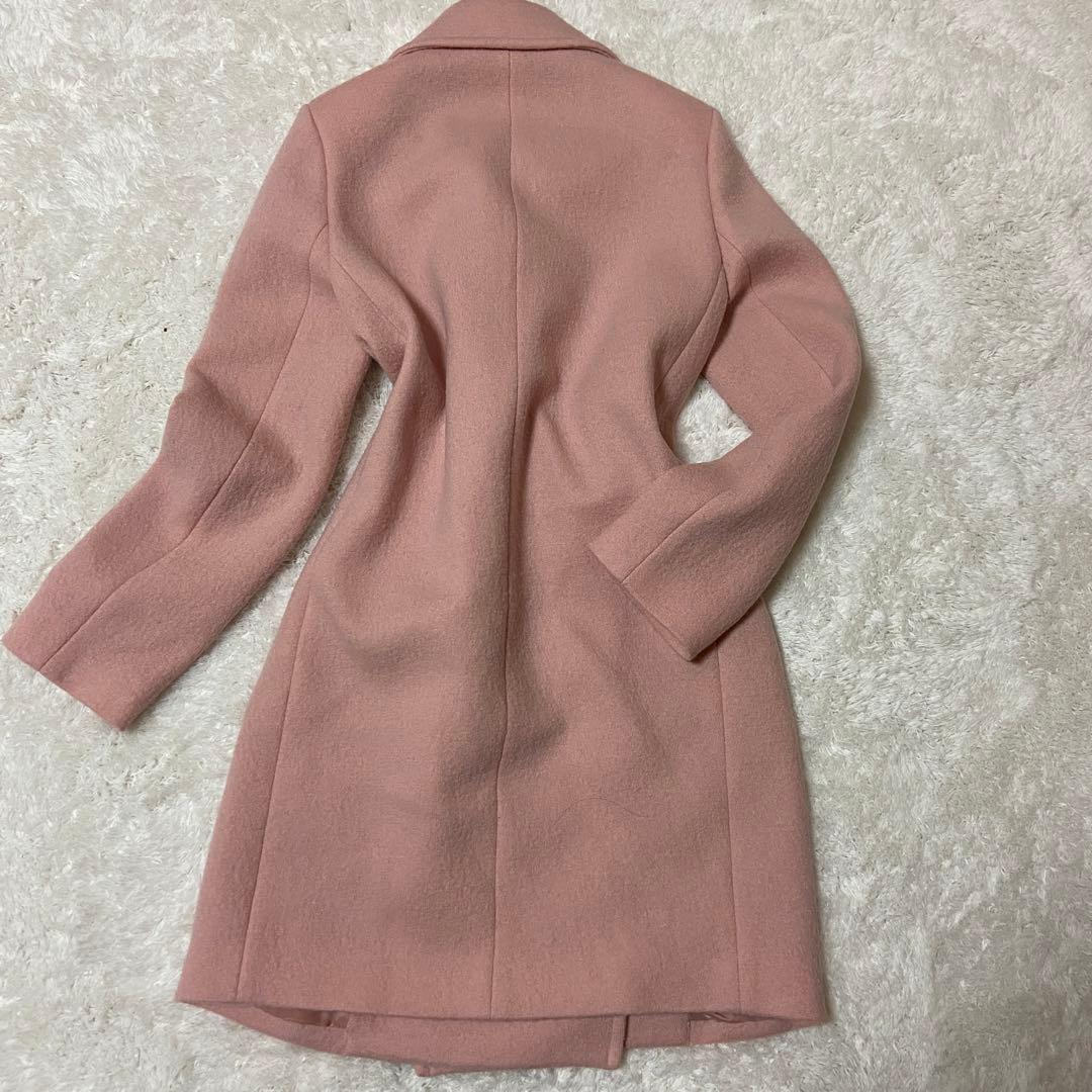 ◎極美品 Theory ピンク 近年モデル ダブル チェスターコート S 1