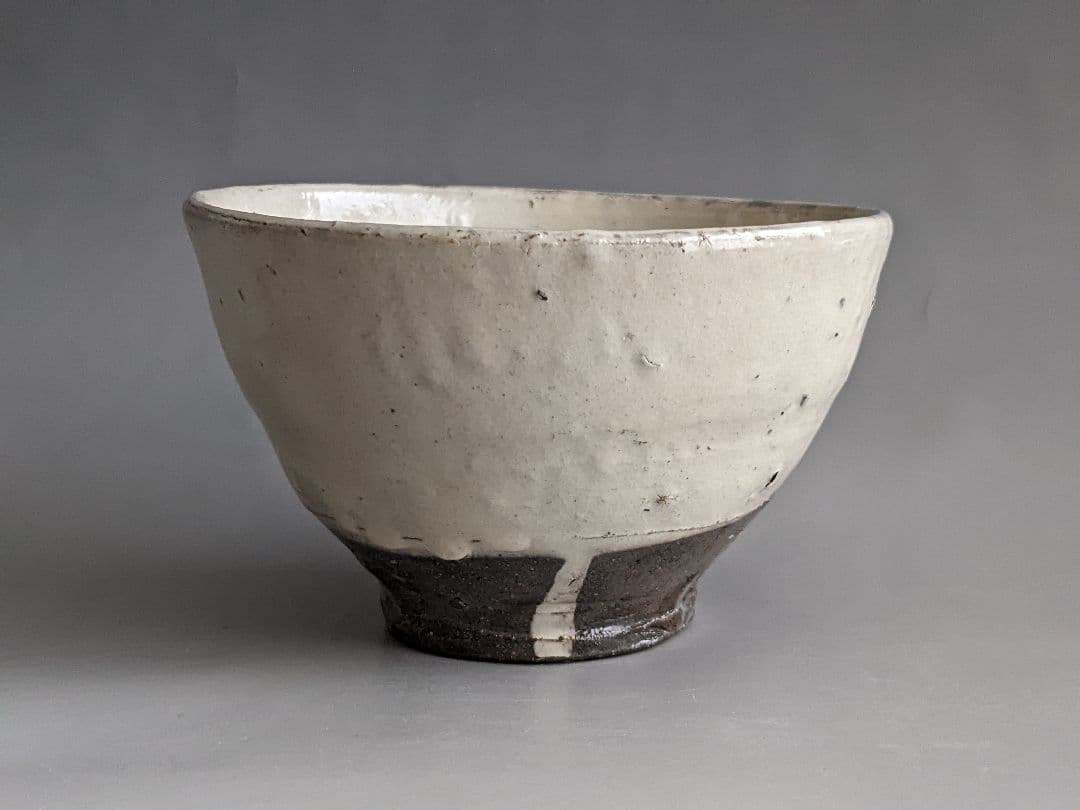 コレクション 森岡成好 粉引 碗 茶碗 未使用☆森岡成好☆粉