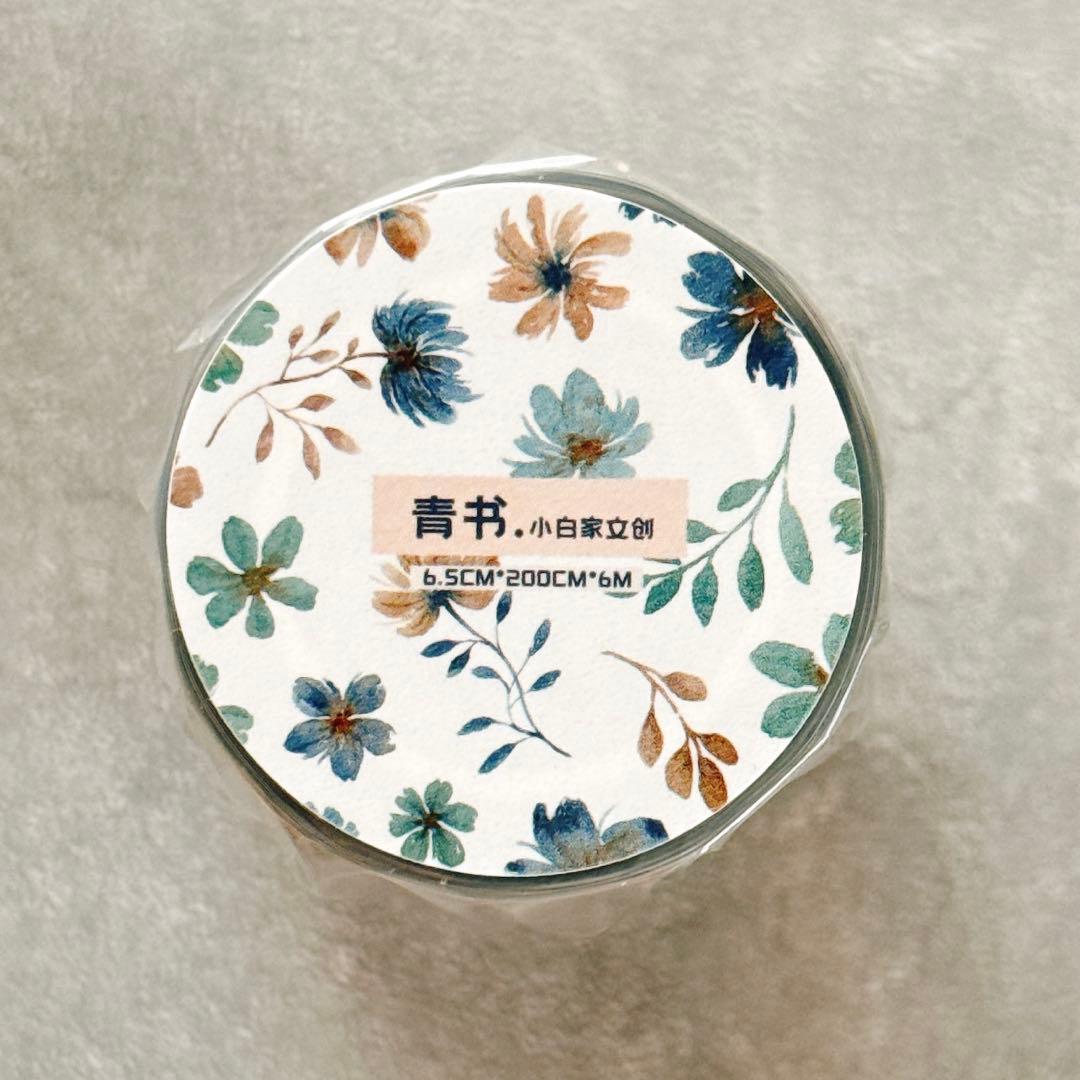 ⭐️SALE⭐️小白家文創《青书》海外マスキングテープ マステ 【7251】