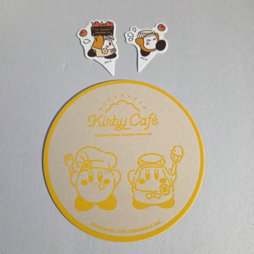 カービィカフェ コースター 1枚 ピック 2つ - メルカリ