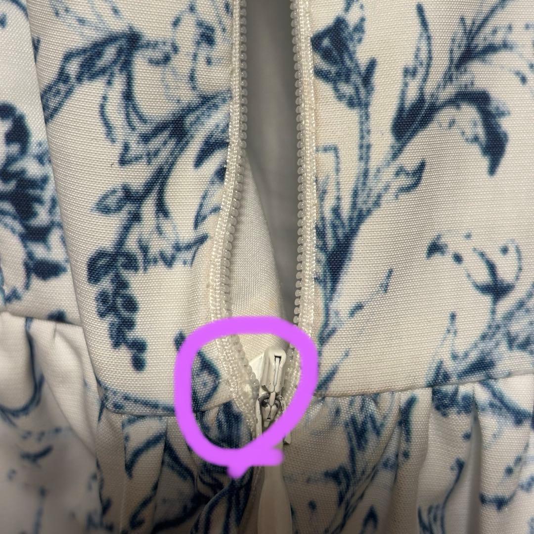 ローブドフルール DEA. 花柄 ホルターネック ドレス ワンピース M