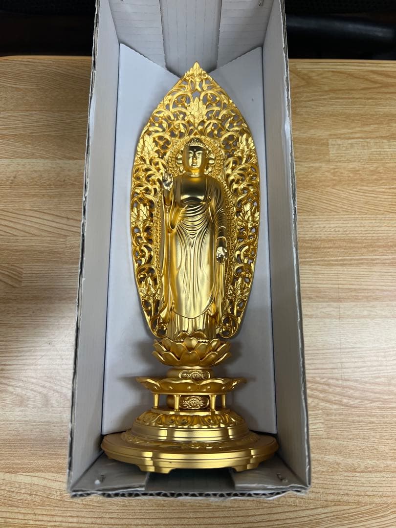 仏像 阿弥陀如来 25cm 仏師：松久朋琳 原型