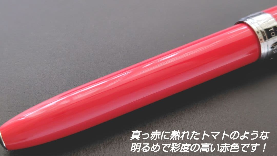 廃番色】PILOT CUSTOM NS 万年筆 F レッド