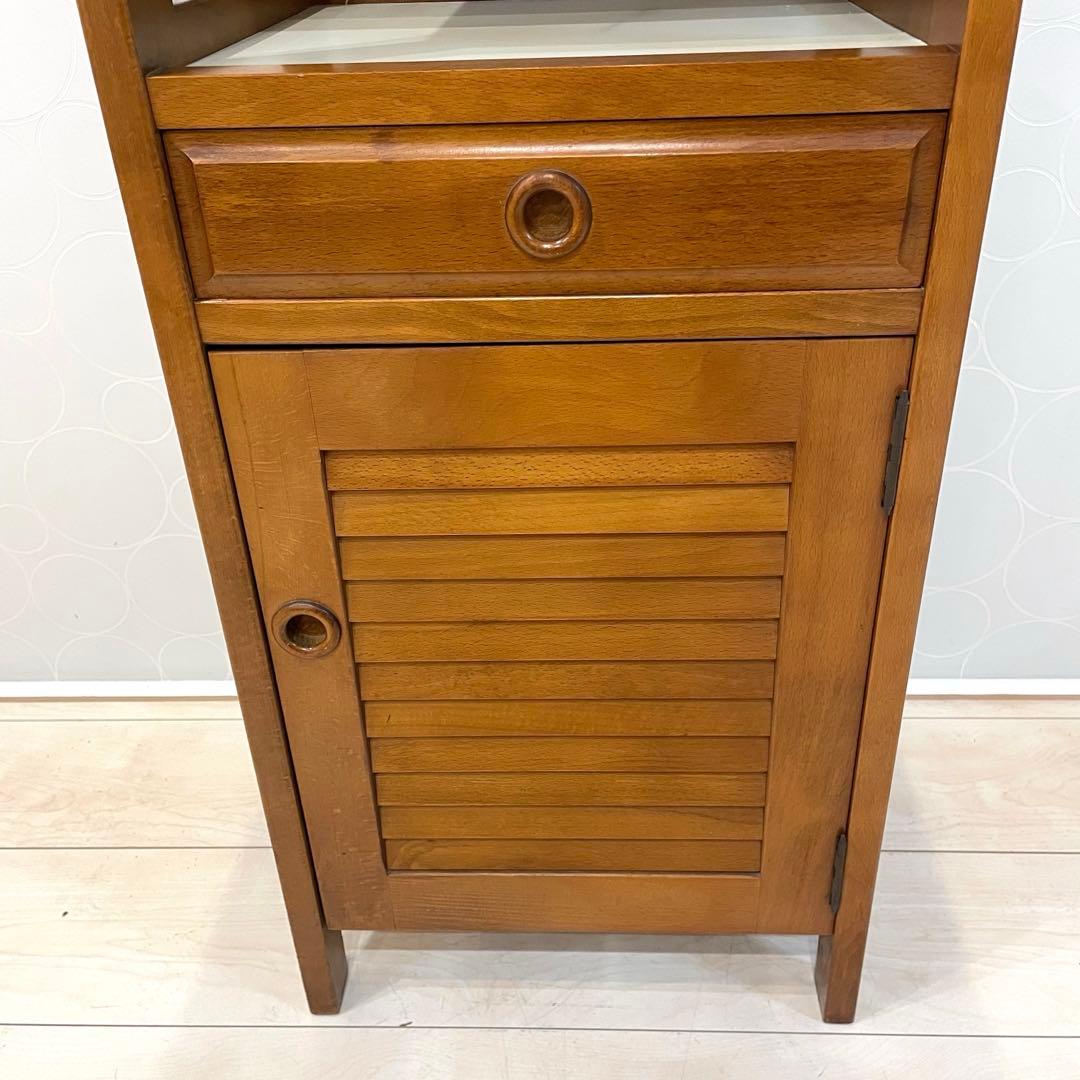 Karimoku】カリモク サイドキャビネット 電話台 花台 飾り台 収納家具