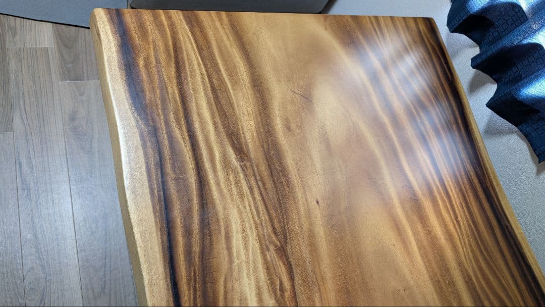 167×91〜99×5 無垢 一枚板 モンキーポット テーブル ①天板のみ