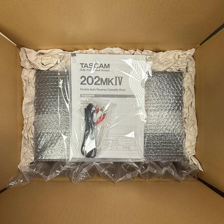◆優良美品◆TASCAM オートリバースダブルカセットデッキ 202MKIV