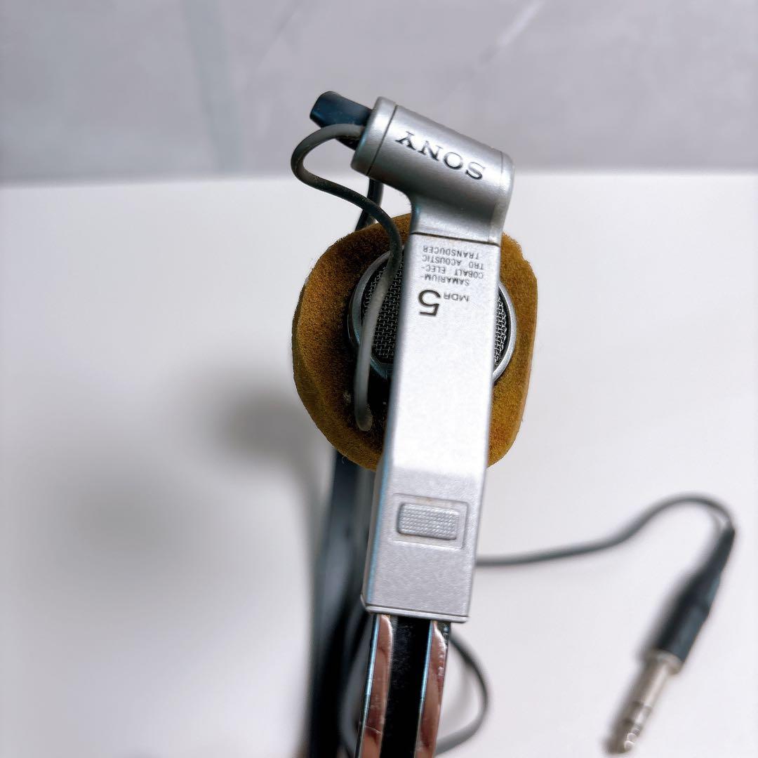 極美品・完全動作品】SONY MDR-5 \"HAIR\" 付属品完備 予備パッド付