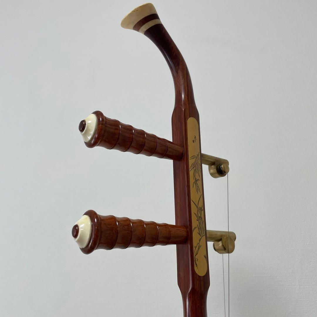 敦煌牌 二胡 上海民族楽器 弓付き 中国