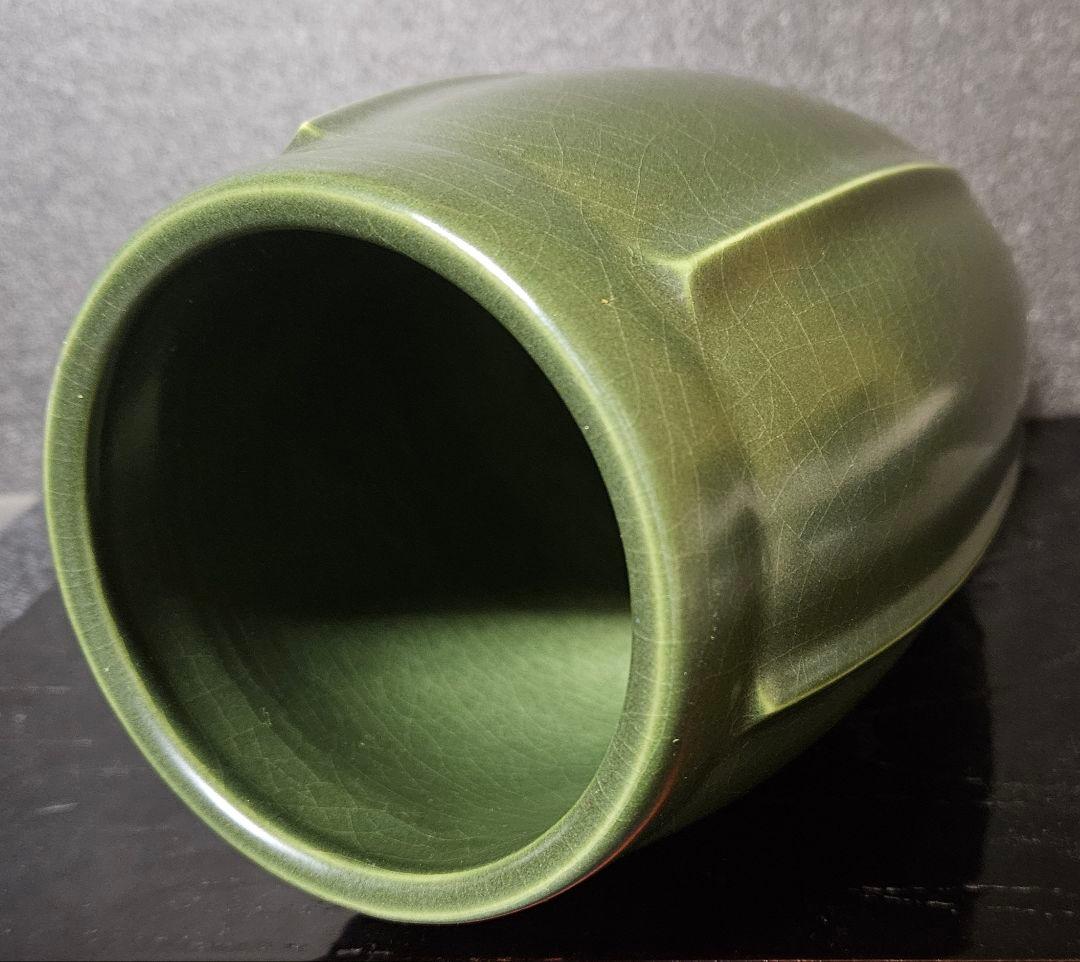 日展参与】京焼 清水焼 平安 宮下善寿 善壽 造 青緑釉 六