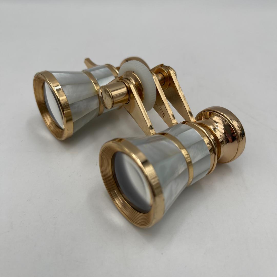ミニョン MIGNON オペラグラス 双眼鏡 アンティーク 白蝶貝 - メルカリ