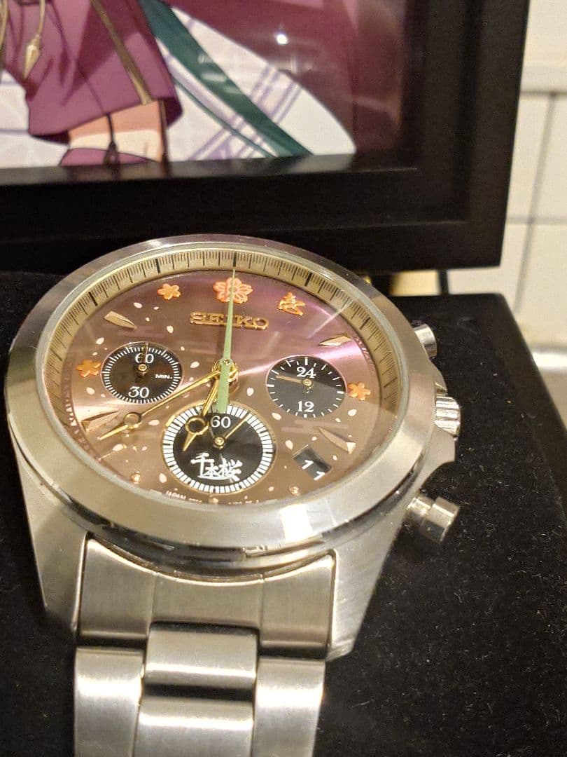 SEIKO クロノグラフ 初音ミク　千本桜　オルゴールケース付