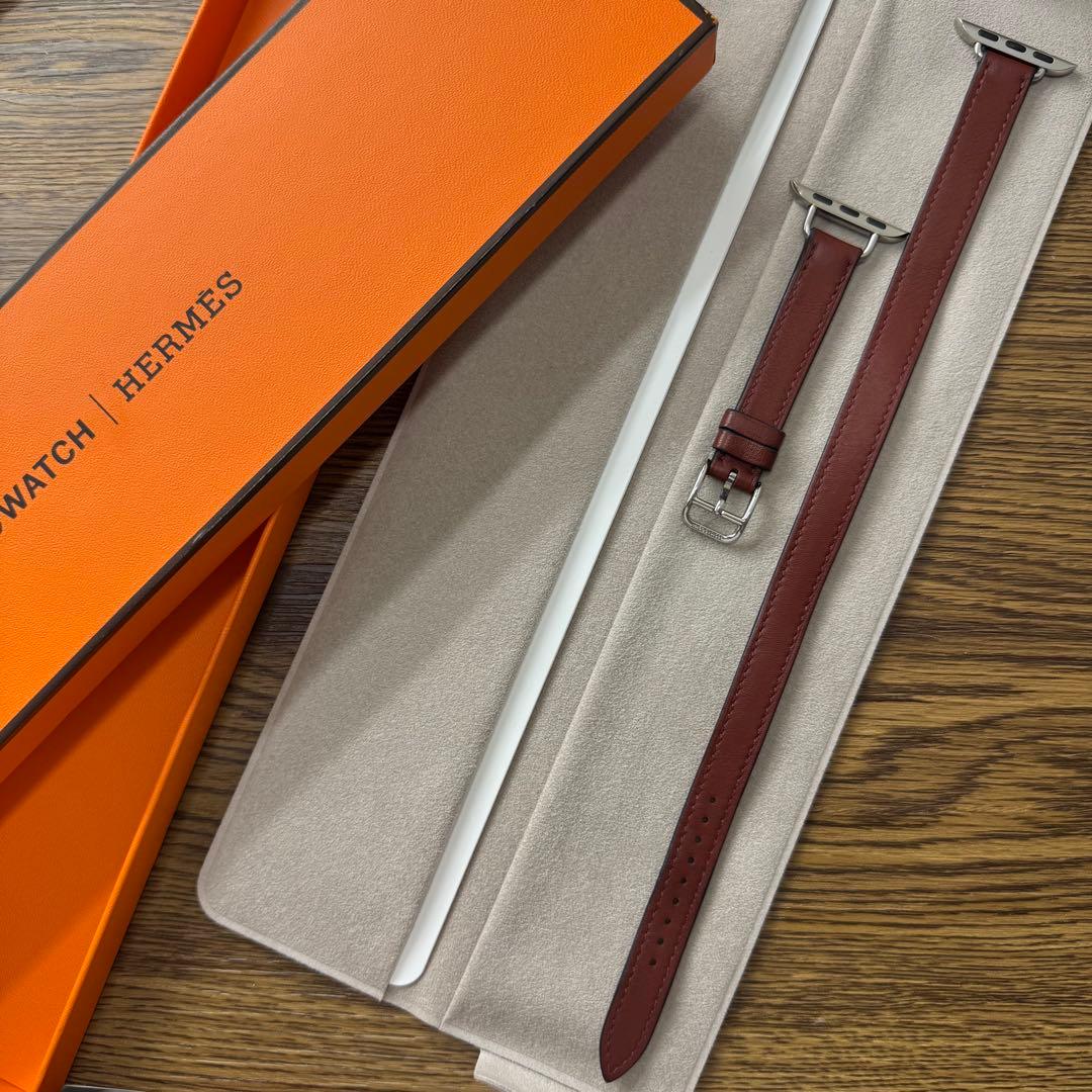 2370 Apple Watch エルメス ルージュ ドゥブルトゥール 二重