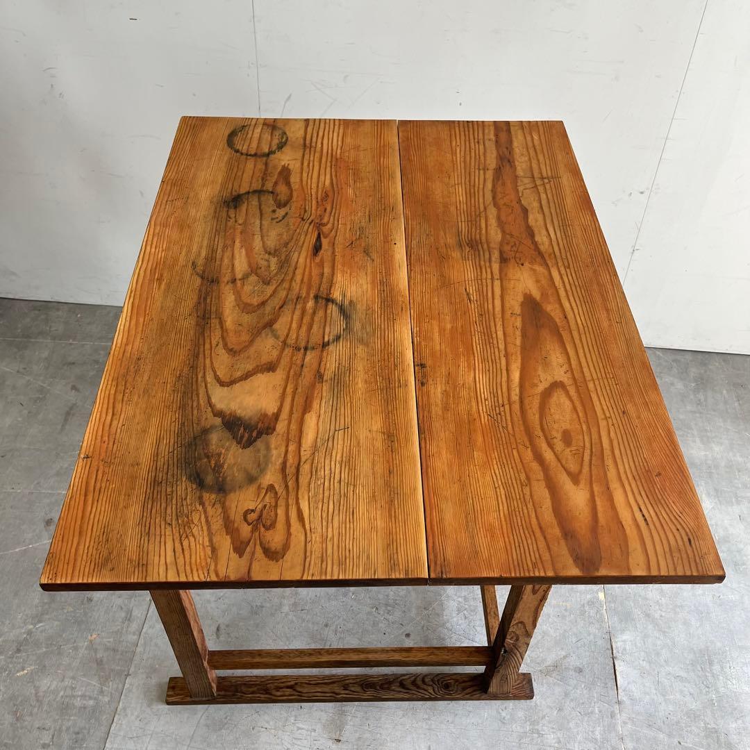 アンティーク 平机 テーブル 無垢材 デスク z484