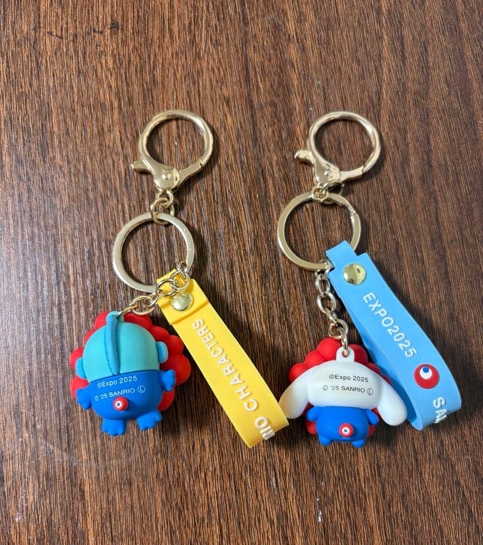 サンリオ 大阪万博　ミャクミャク なりきりマスコット シナモロール ハンギョドン