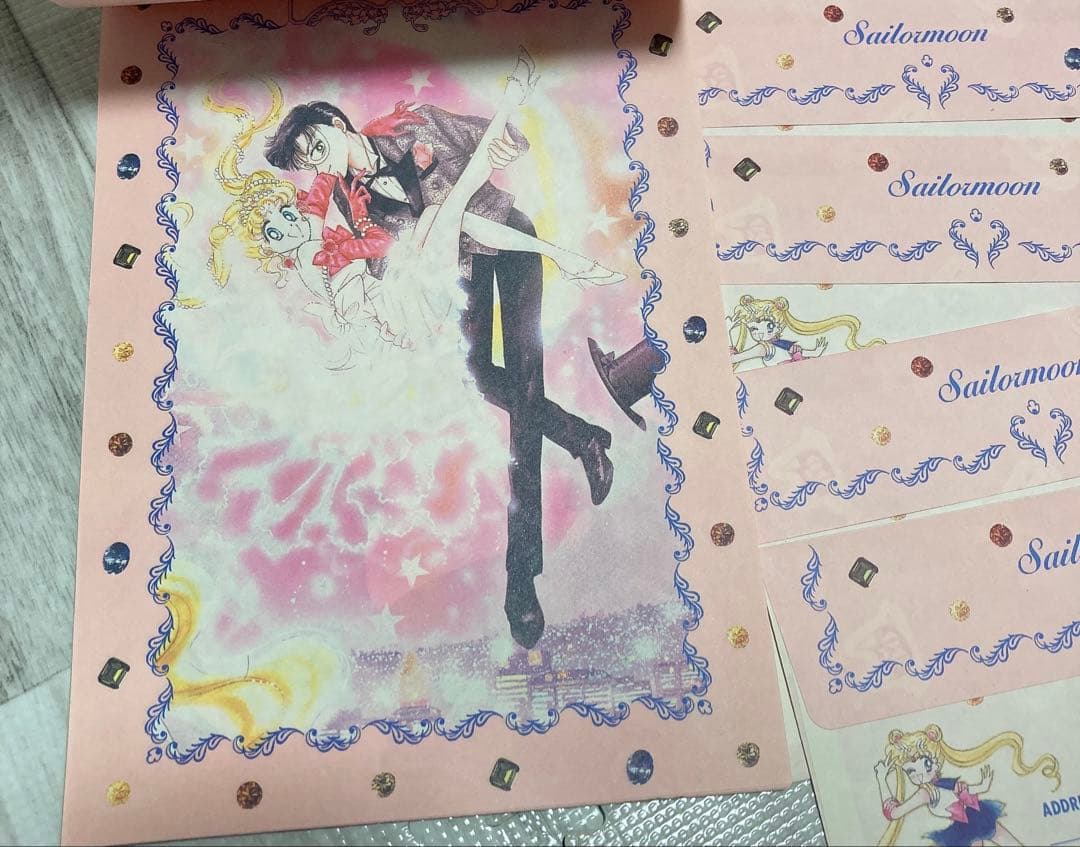 なかよし　付録　レターセット　セーラームーン