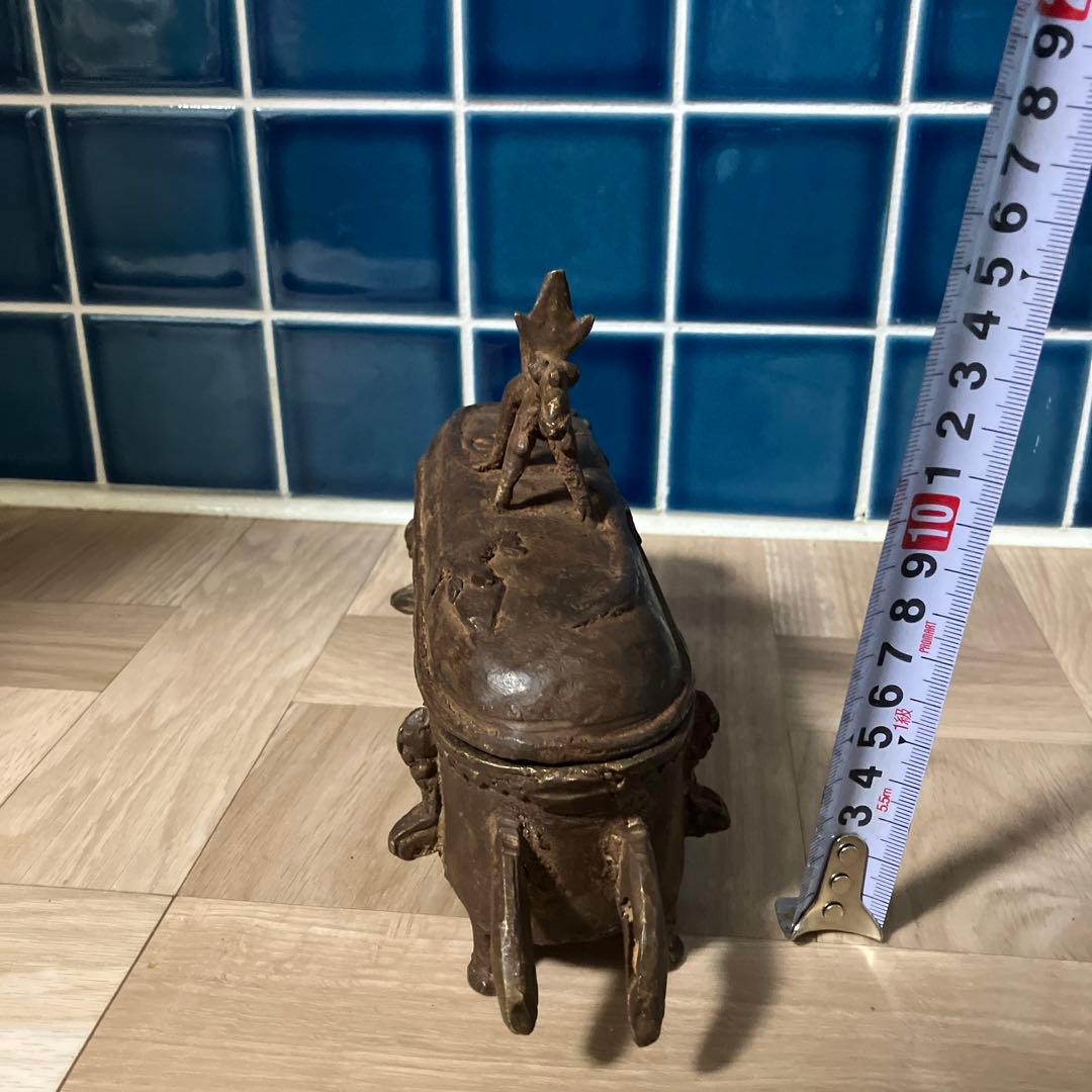 マリ ドゴン族 金属製 ケース