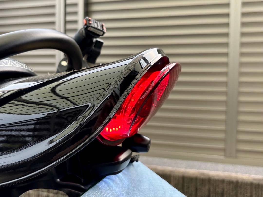 テール延長カラー付き！ ダークレッド！Z900RS テールランプ アワビテール