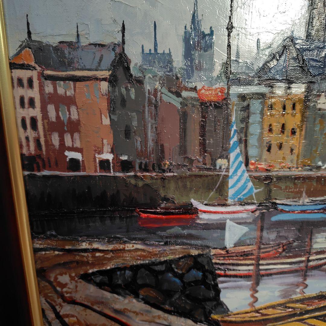 極美品】絵画曳野豊重日本近代美術家連盟第3114登録済証有り