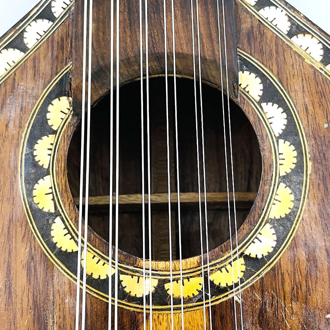 バンドゥリア 12弦 民族楽器 マンドリン系 ギター【整備済 ダメージ