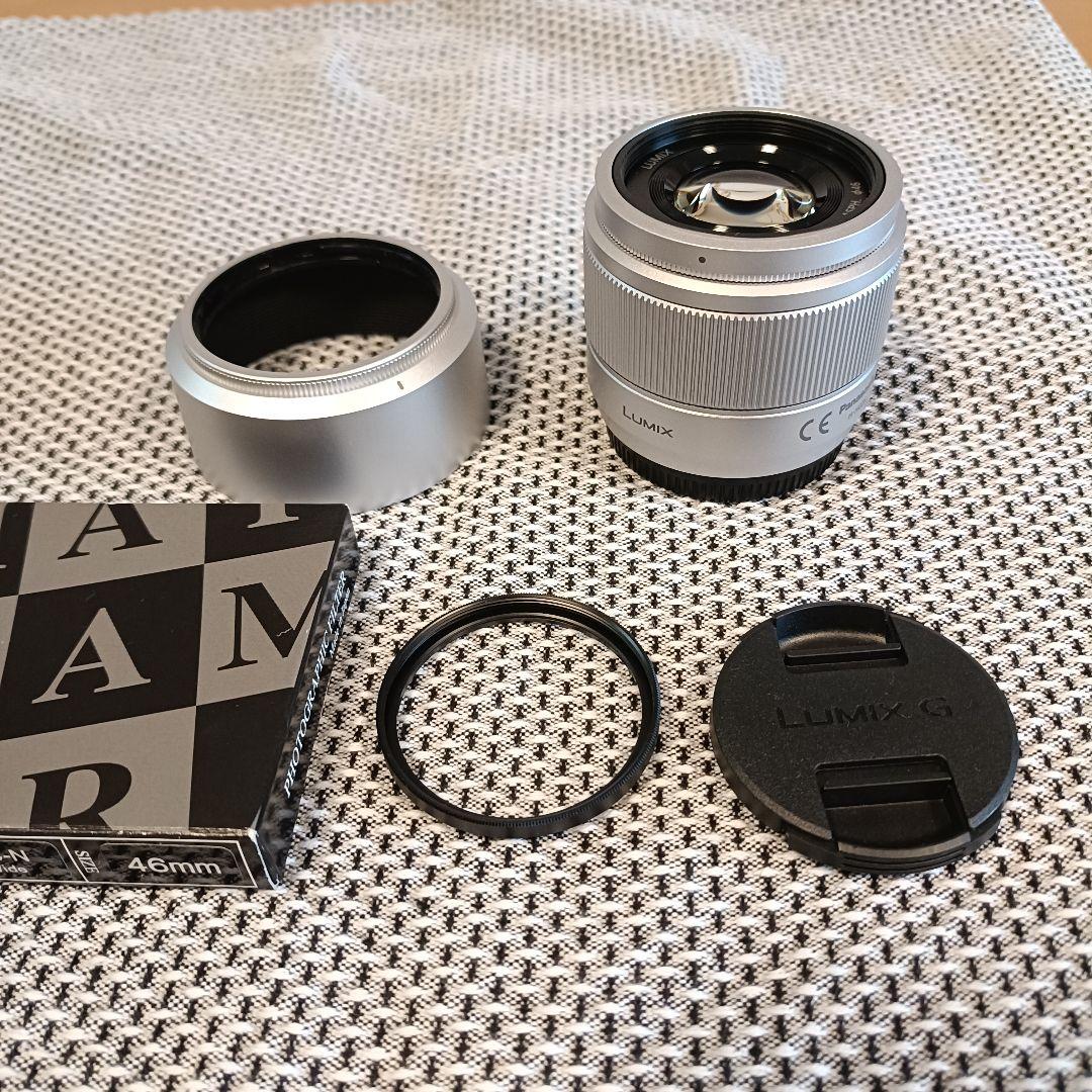 LUMIX 25mm F1.7 単焦点レンズ 46mmフィルター